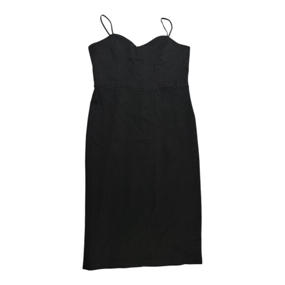 Nine Britton | Black | Midi Bodycon Dress | Size XL Petite - Picture 1 of 4